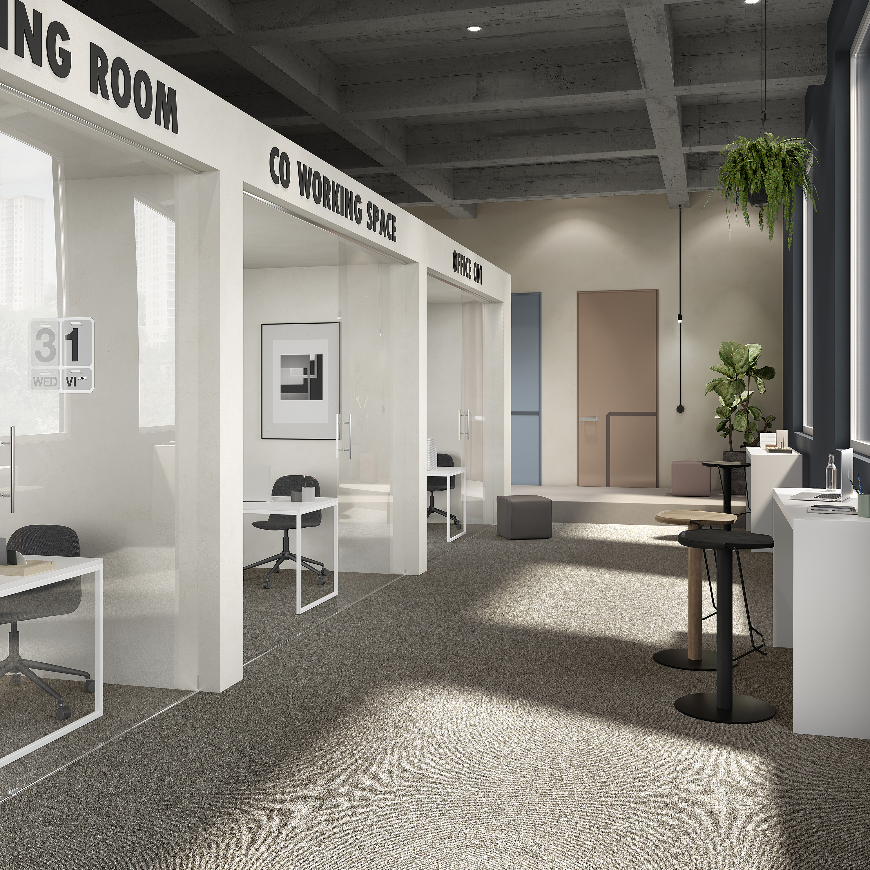 Ковровая плитка Medusa Tile 40 (500*500*5 мм) — купить в Набережных Челнах