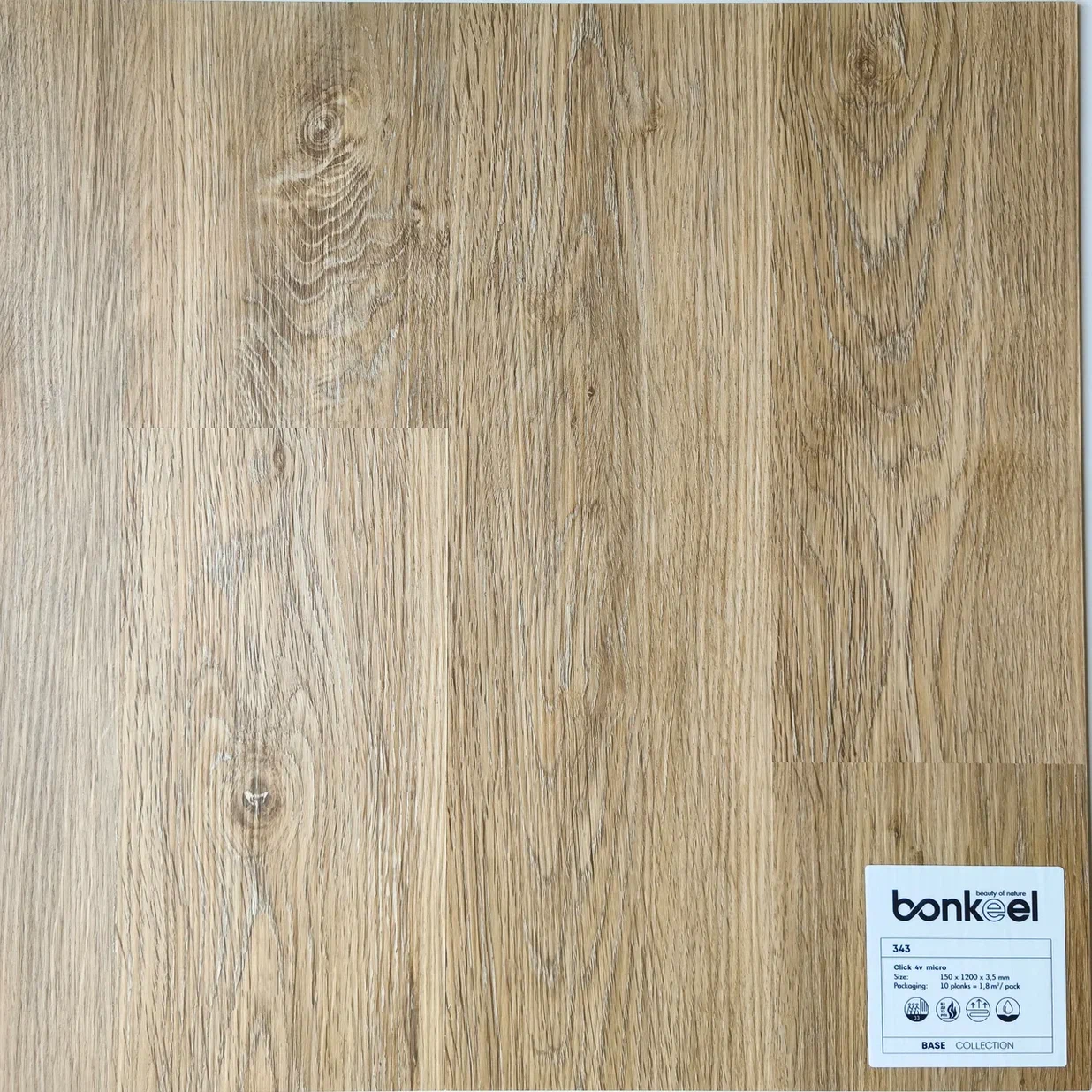 Плитка ПВХ "Bonkeel" Base New 343 (1220*150*3,5 мм) — купить в Набережных Челнах