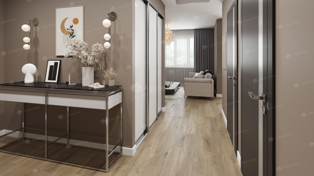 SPC Ламинат "Alpine Floor" Дуб млечный (1524*180*8 мм) — купить в Набережных Челнах