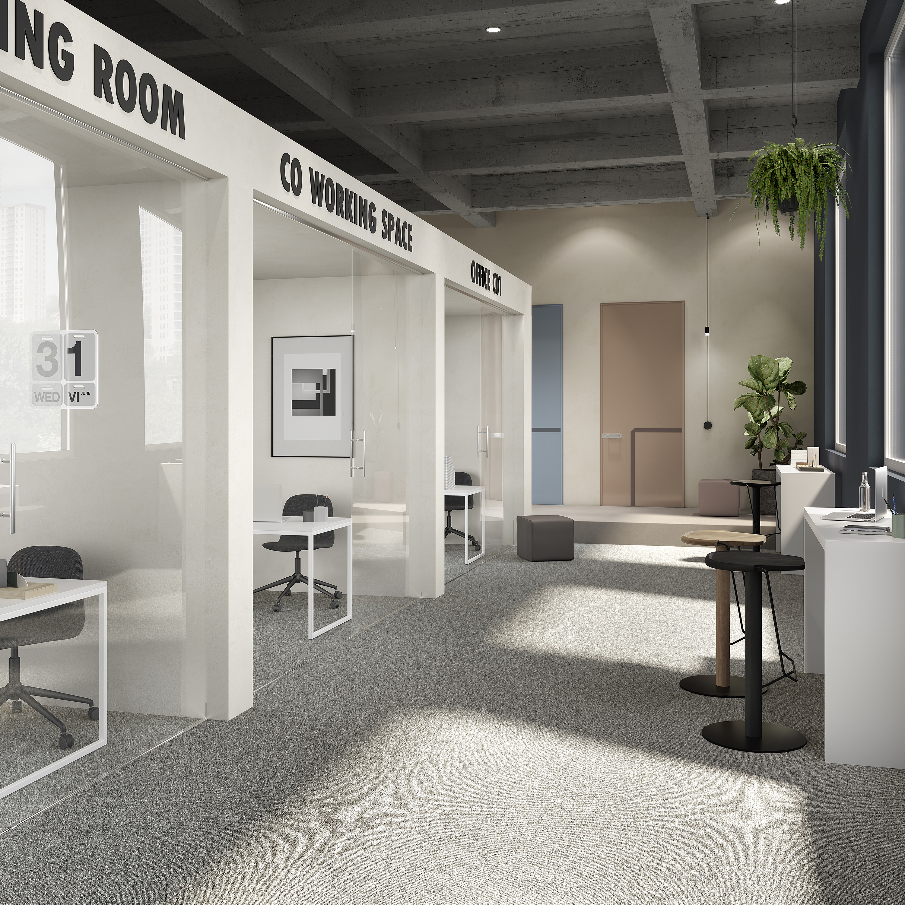 Ковровая плитка Medusa Tile 94 (500*500*5 мм) — купить в Набережных Челнах