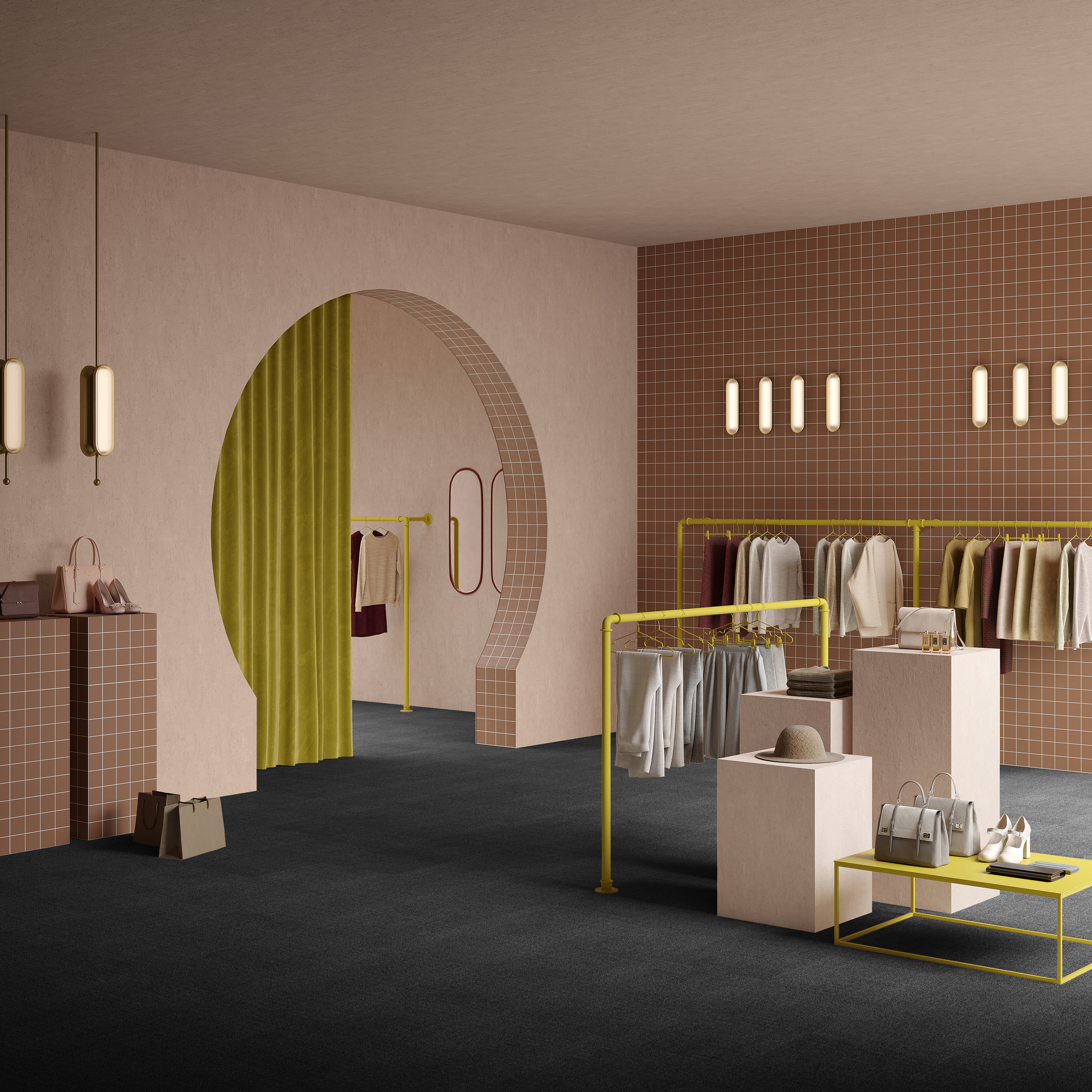 Ковровая плитка Mantra Tile 99 (500*500*6 мм) — купить в Набережных Челнах