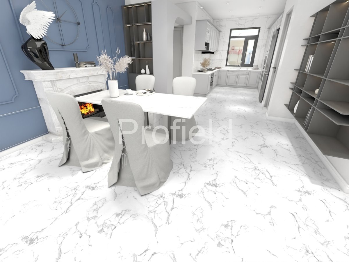 HSPC ламинат "Profield" Камень белый (610*305*5,5 мм) — купить в Набережных Челнах