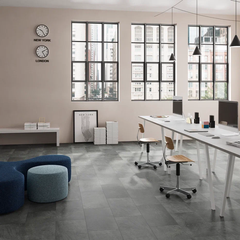 SPC ламинат "Invictus" Groovy Granite Steel (603*298*6мм) — купить в Набережных Челнах