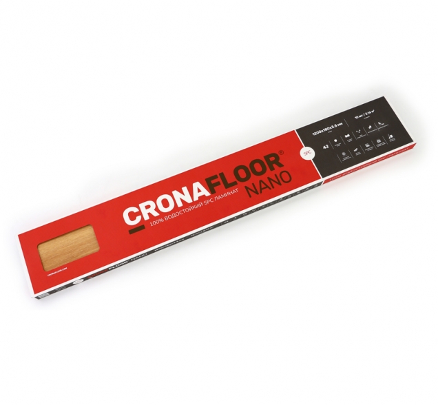 SPC ламинат "CronaFloor" Nano 4V Клен (1200*180*3,5 мм) — купить в Набережных Челнах