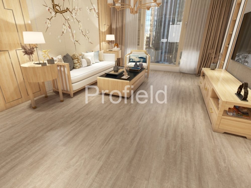 HSPC ламинат "Profield" Тик натуральный (1200*228*5,5 мм) — купить в Набережных Челнах
