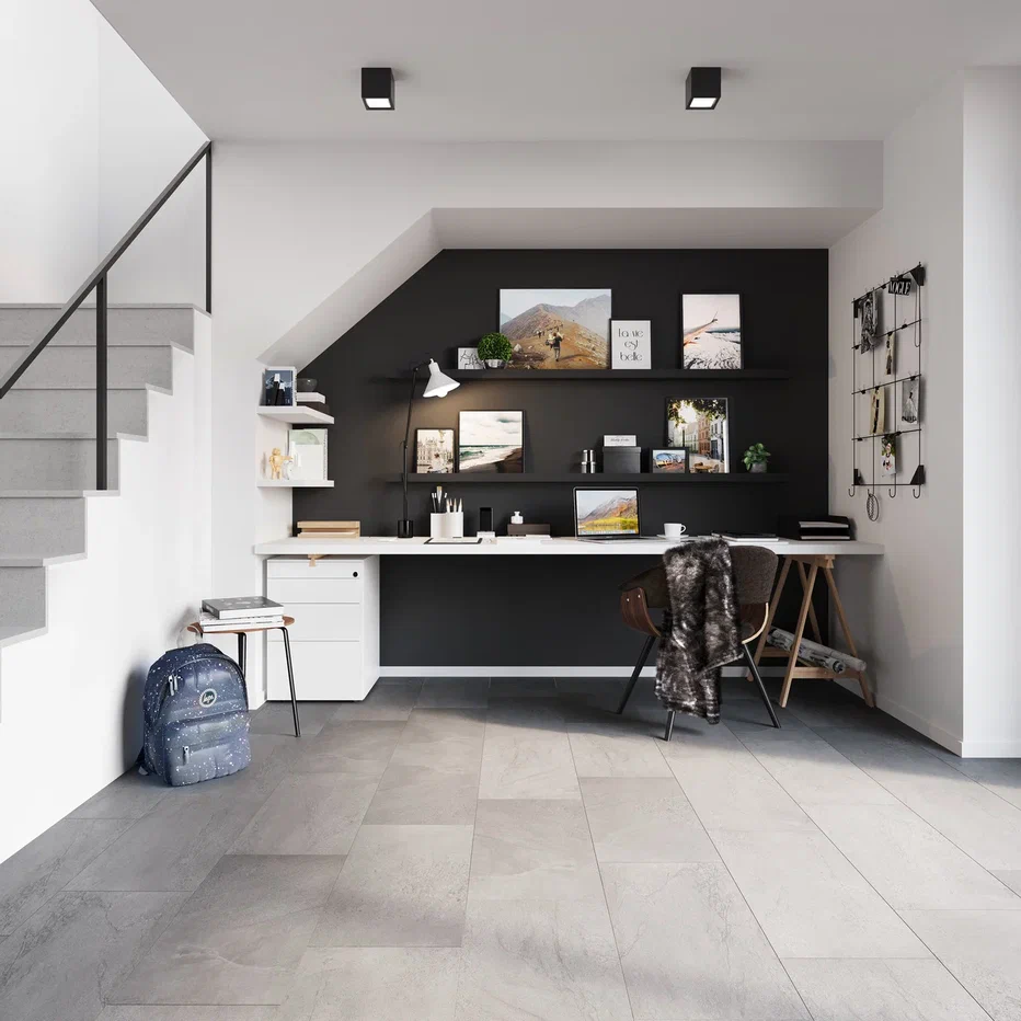 SPC ламинат "Invictus" Groovy Granite Steel (603*298*6мм) — купить в Набережных Челнах