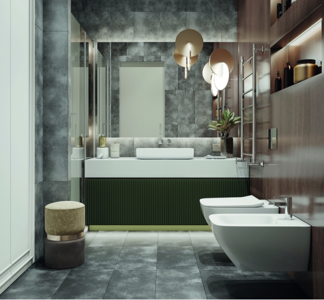 SPC ламинат "CronaFloor" Stone 4V Торнадо Серый (600*300*4 мм) — купить в Набережных Челнах