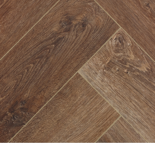 Виниловый ламинат SPC "Cronafloor" Herringbone Дуб Тулуза (640*128*4,5 мм) — купить в Набережных Челнах