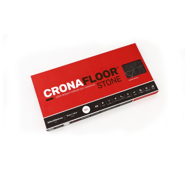 SPC ламинат "CronaFloor" Stone 4V Намиб (600*300*4 мм) — купить в Набережных Челнах
