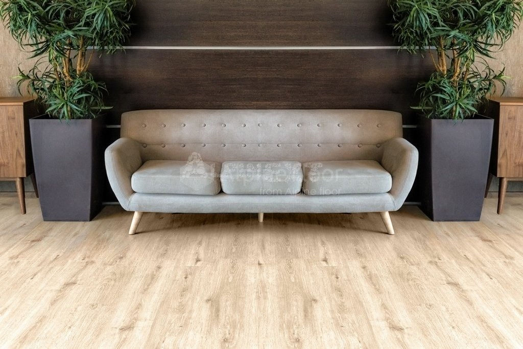 Замковая ПВХ плитка "Alpine Floor" Дуб Ваниль  (1220*183*4мм) — купить в Набережных Челнах