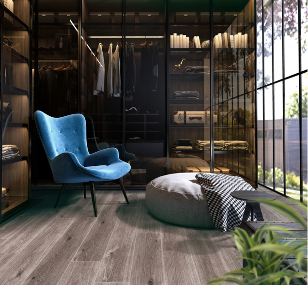 SPC ламинат "CronaFloor" Wood 4V Дуб Хельсинки (1200*180*4 мм) — купить в Набережных Челнах