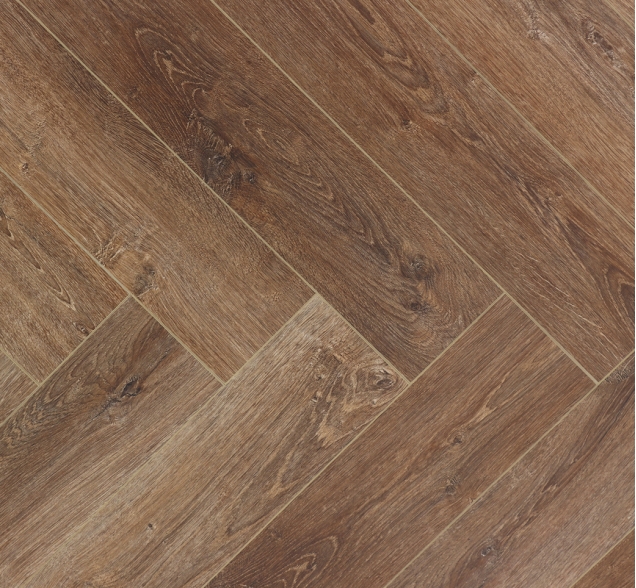 Виниловый ламинат SPC "Cronafloor" Herringbone Дуб Тулуза (640*128*4,5 мм) — купить в Набережных Челнах