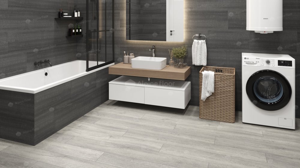 SPC Ламинат "Alpine Floor" Дуб платина (1524*180*8 мм) — купить в Набережных Челнах