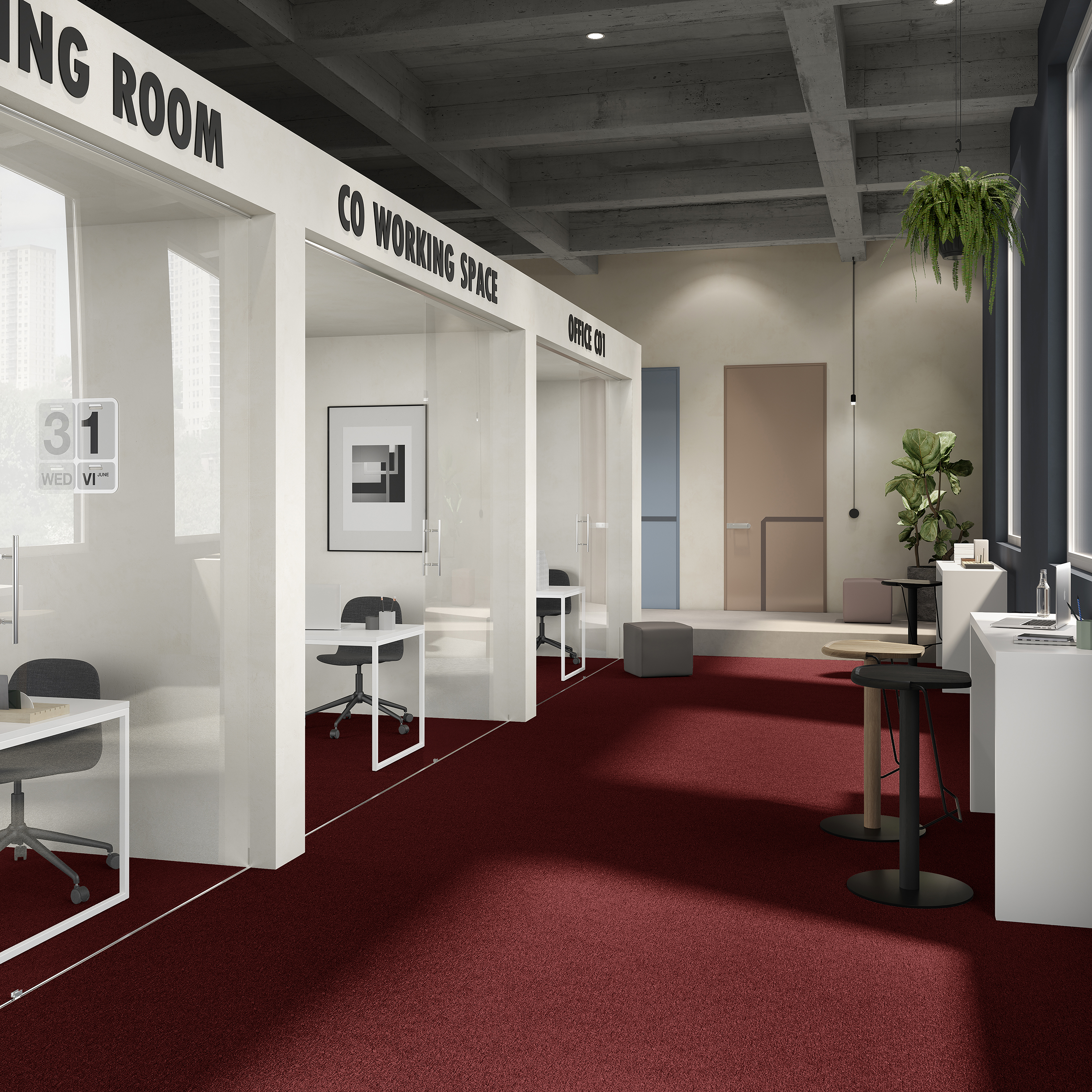 Ковровая плитка Medusa Tile 11 (500*500*5 мм) — купить в Набережных Челнах