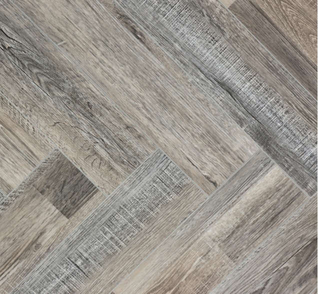 Виниловый ламинат SPC "Cronafloor" Herringbone Дуб Реймс (640*128*4,5 мм) — купить в Набережных Челнах