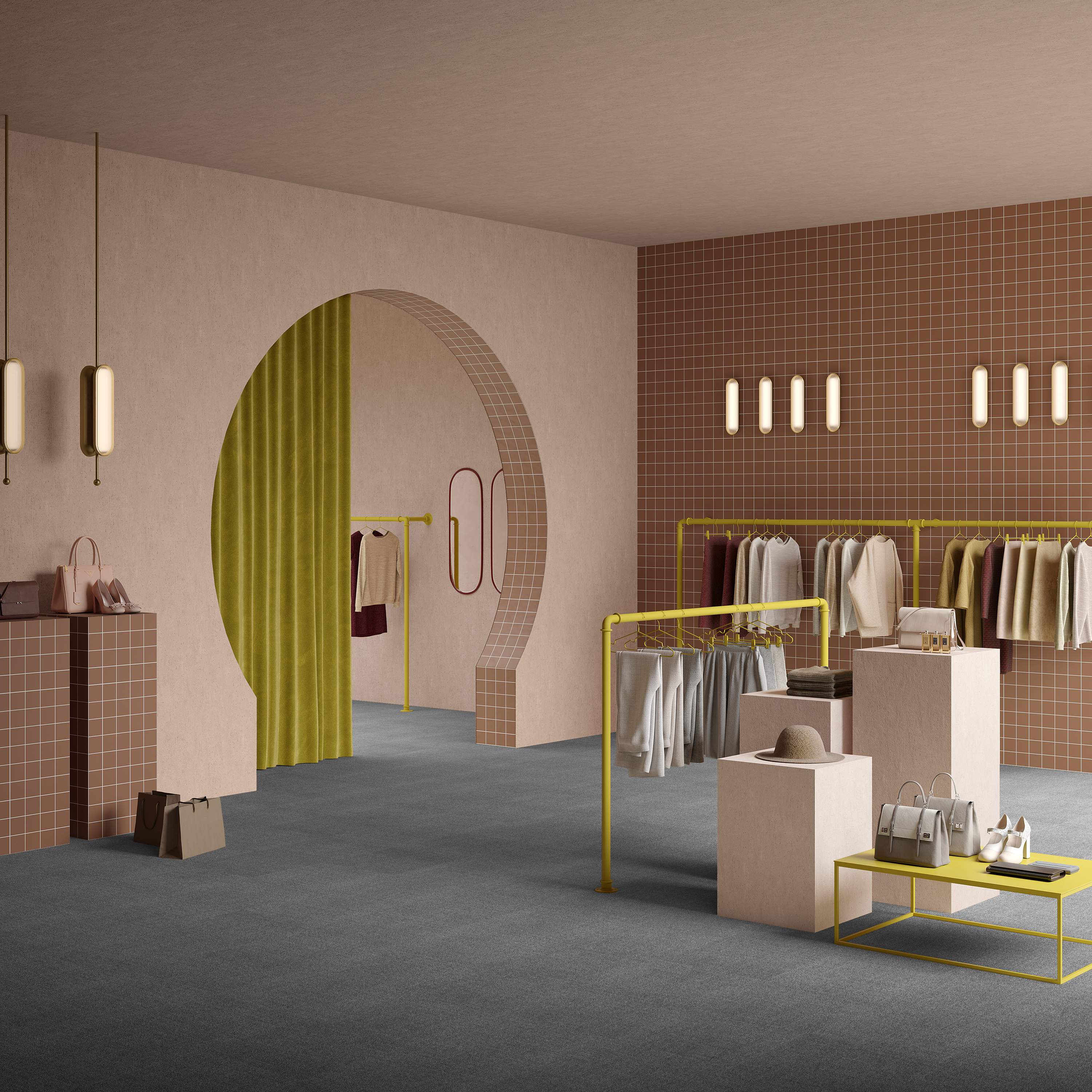 Ковровая плитка Mantra Tile 97 (500*500*6 мм) — купить в Набережных Челнах