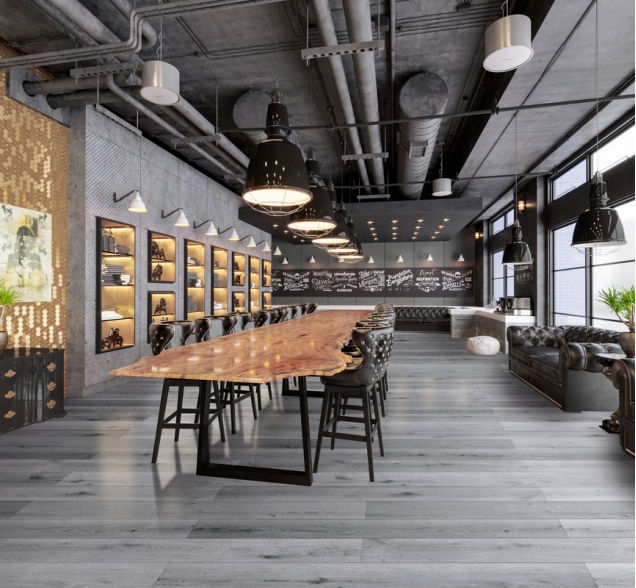 SPC ламинат "CronaFloor" Wood 4V Дуб Серый (1200*180*4 мм) — купить в Набережных Челнах