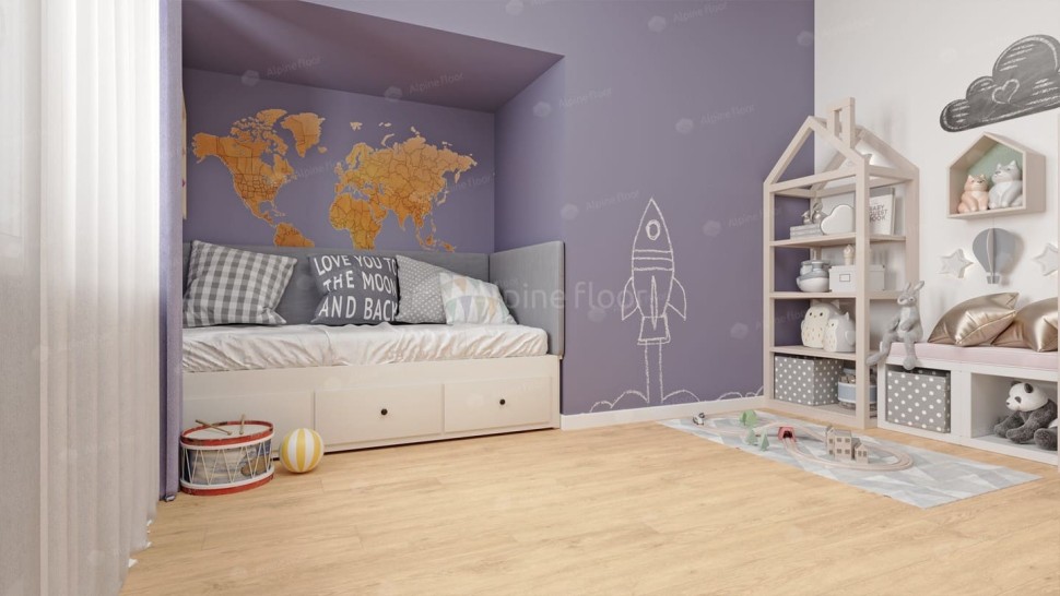 Виниловый ламинат "Alpine Floor" Classic Light MC Дуб Ваниль Селект (1220*183*3,5 мм) — купить в Набережных Челнах