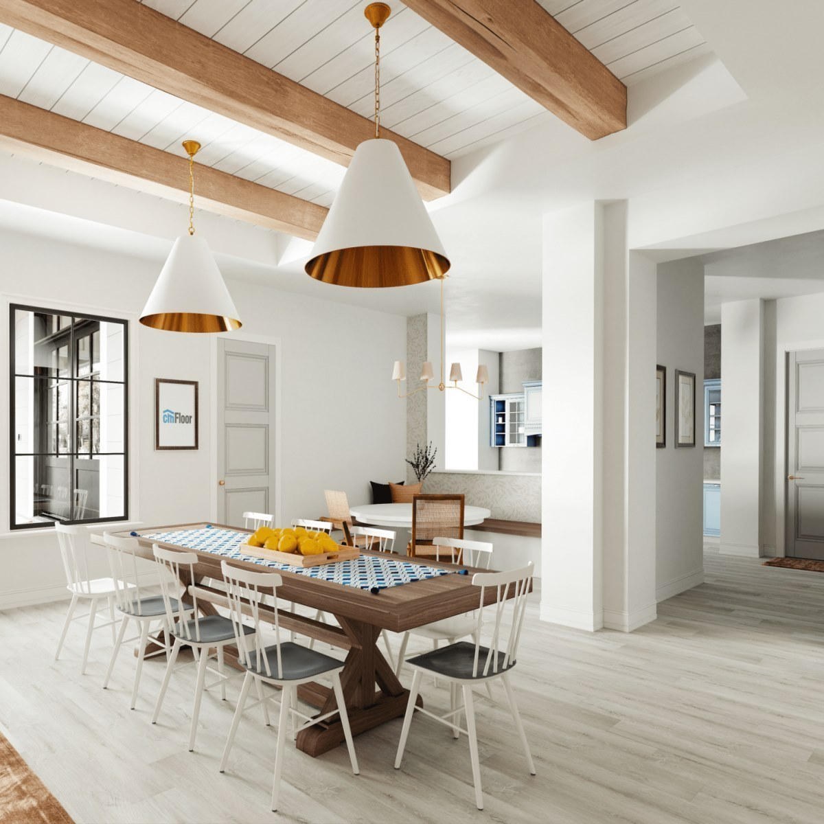 Виниловое напольное покрытие ScandiWood 05 Дуб Ледяной (180*1220*5 мм) — купить в Набережных Челнах