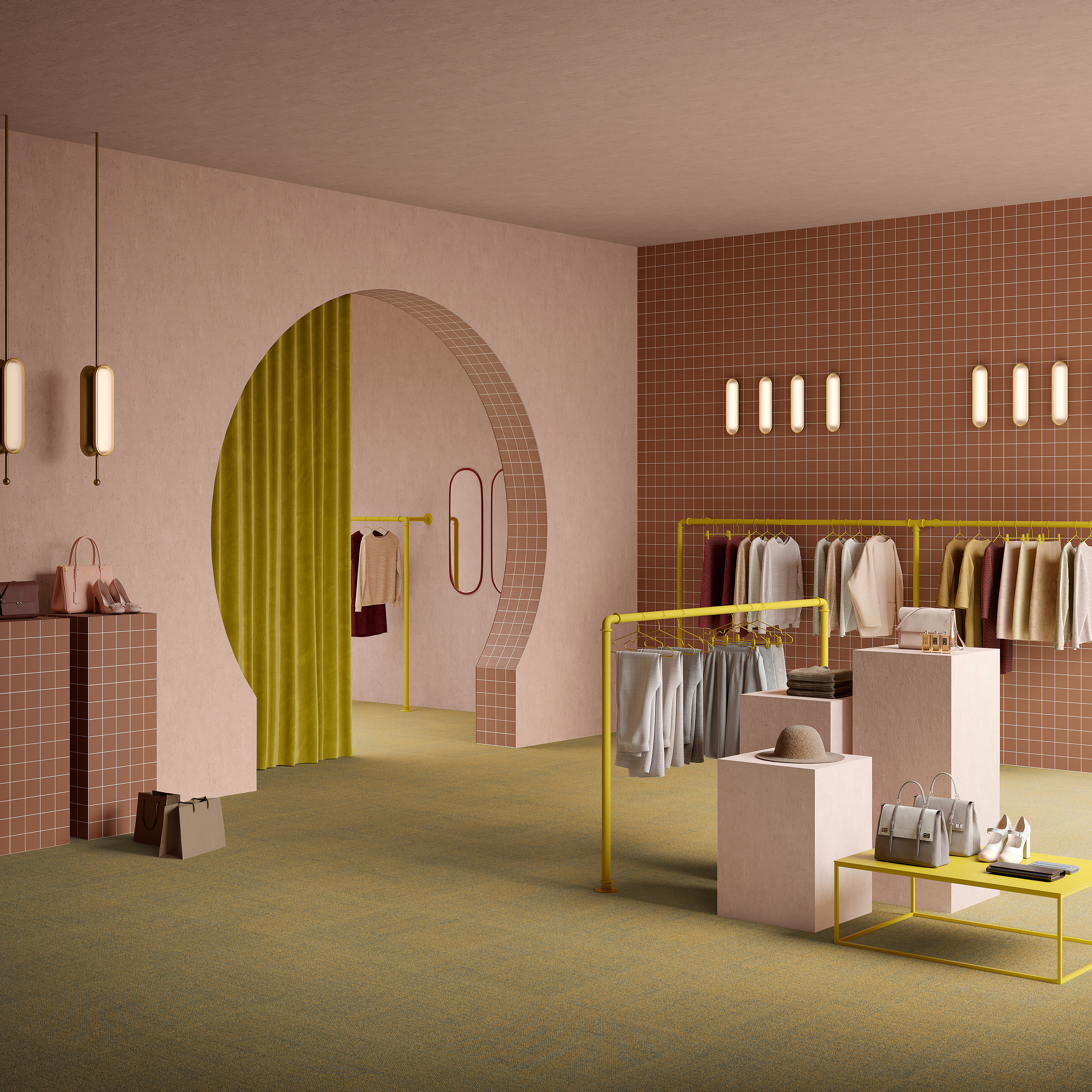 Ковровая плитка Mantra Tile 29 (500*500*6 мм) — купить в Набережных Челнах