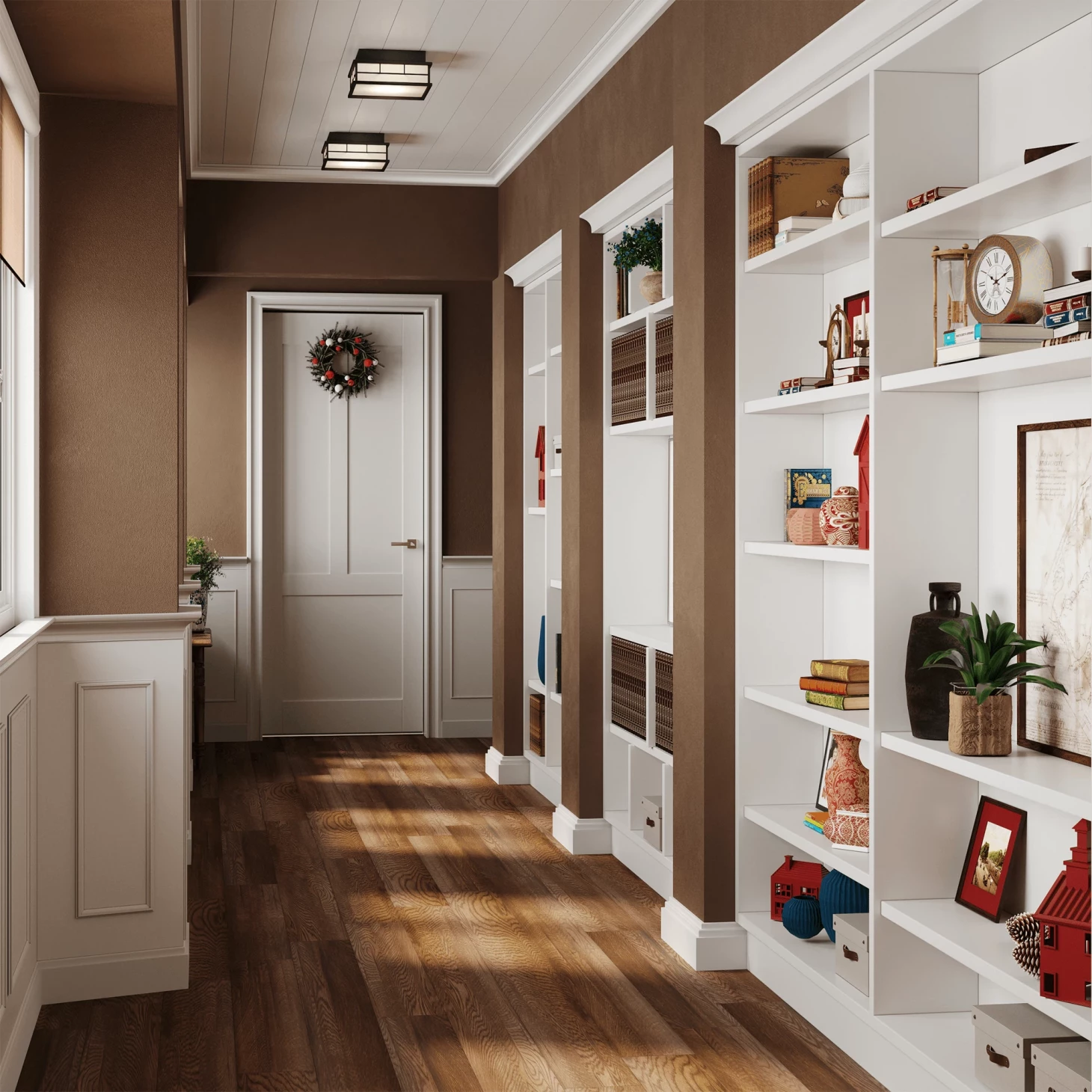 SPC плитка для пола Орех (1220*180*4 мм) — купить в Набережных Челнах