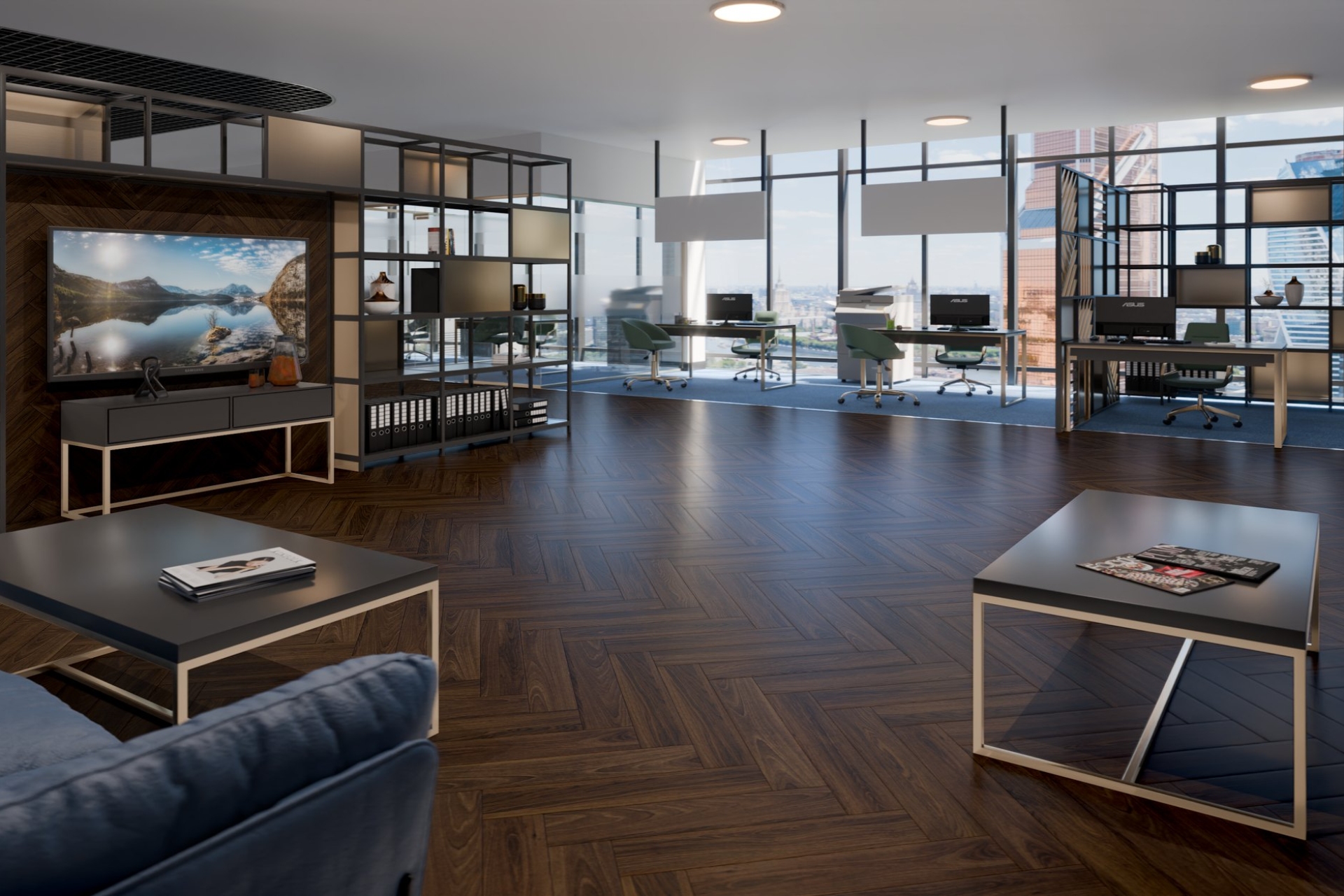 Инженерный паркет «Damy Floor» Каштановый (укладка елочкой) — купить в Набережных Челнах