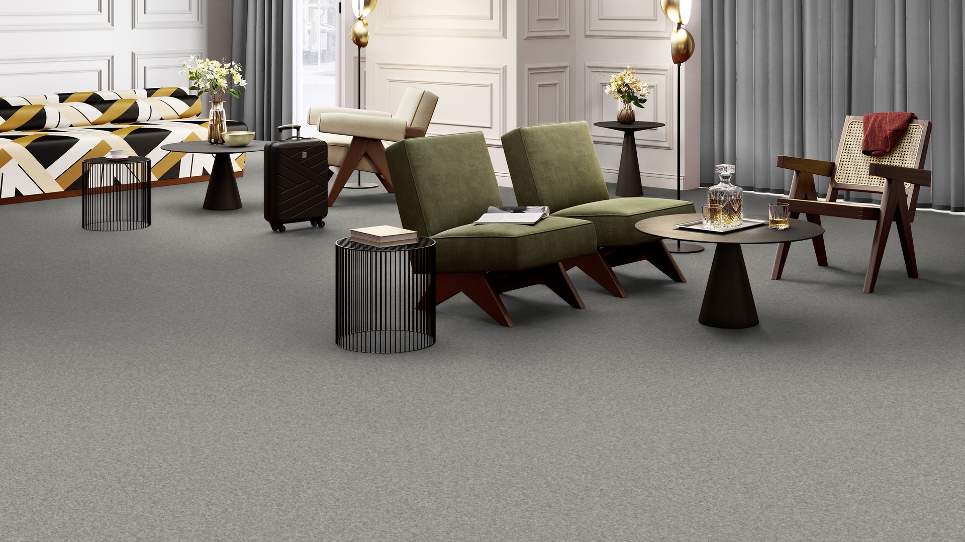 Ковровая плитка Medusa Tile 94 (500*500*5 мм) — купить в Набережных Челнах