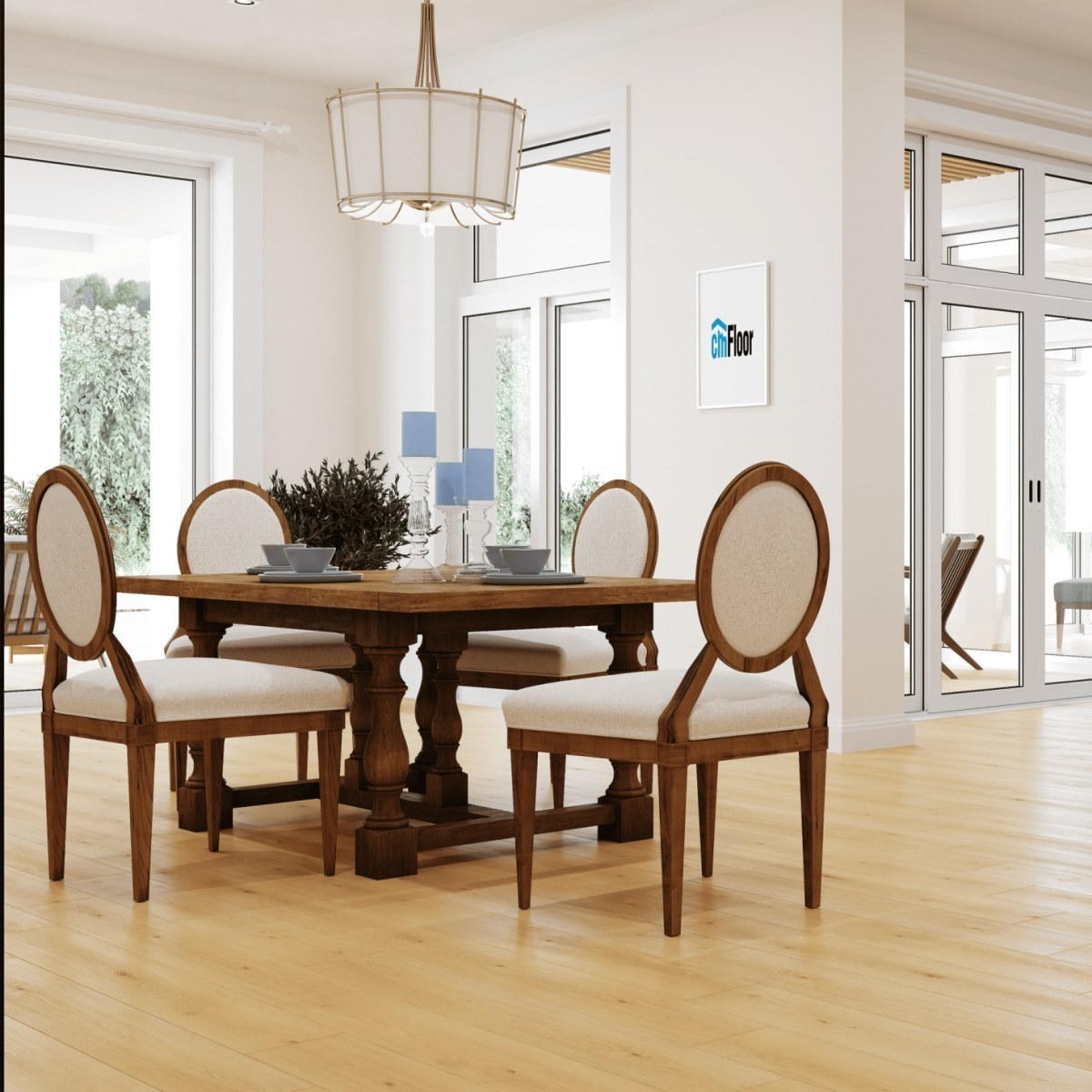 Виниловое напольное покрытие ScandiWood 09 Дуб Орегон (180*1220*5 мм) — купить в Набережных Челнах