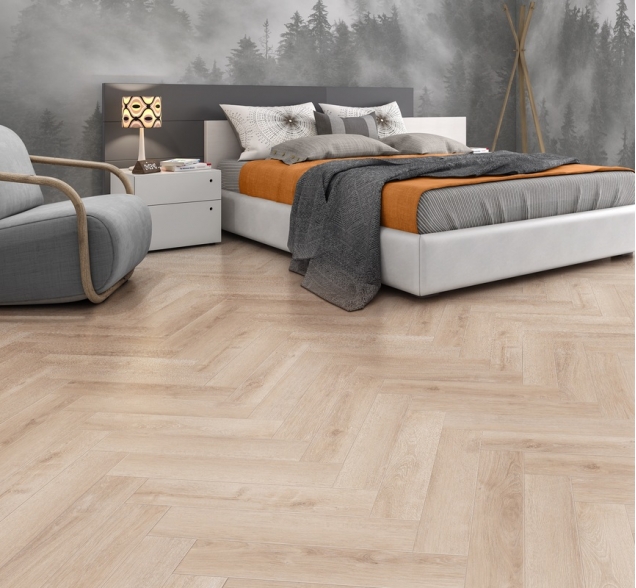 Виниловый ламинат SPC "Cronafloor" Herringbone Дуб Дижон (640*128*4,5 мм) — купить в Набережных Челнах