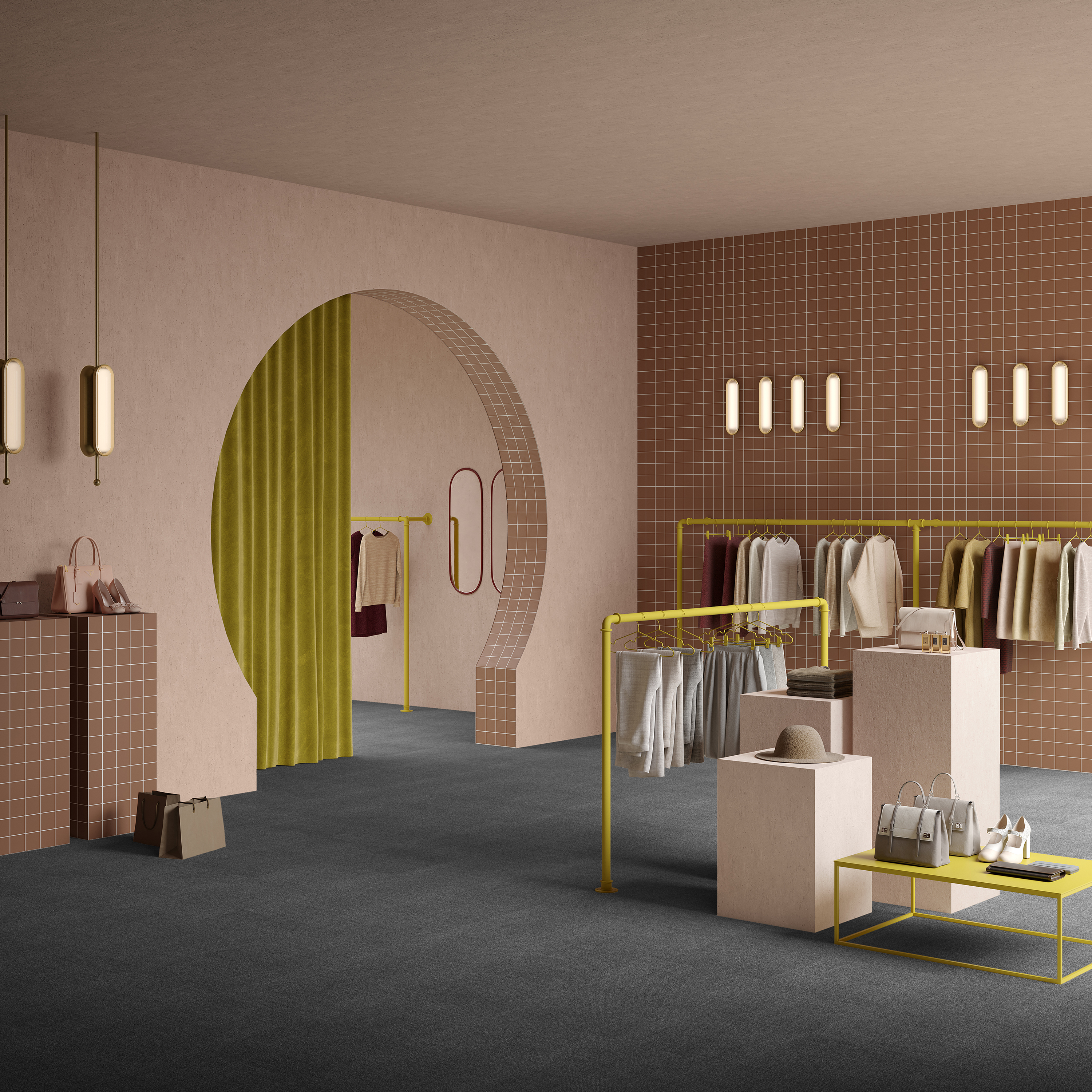 Ковровая плитка Mantra Tile 98 (500*500*6 мм) — купить в Набережных Челнах