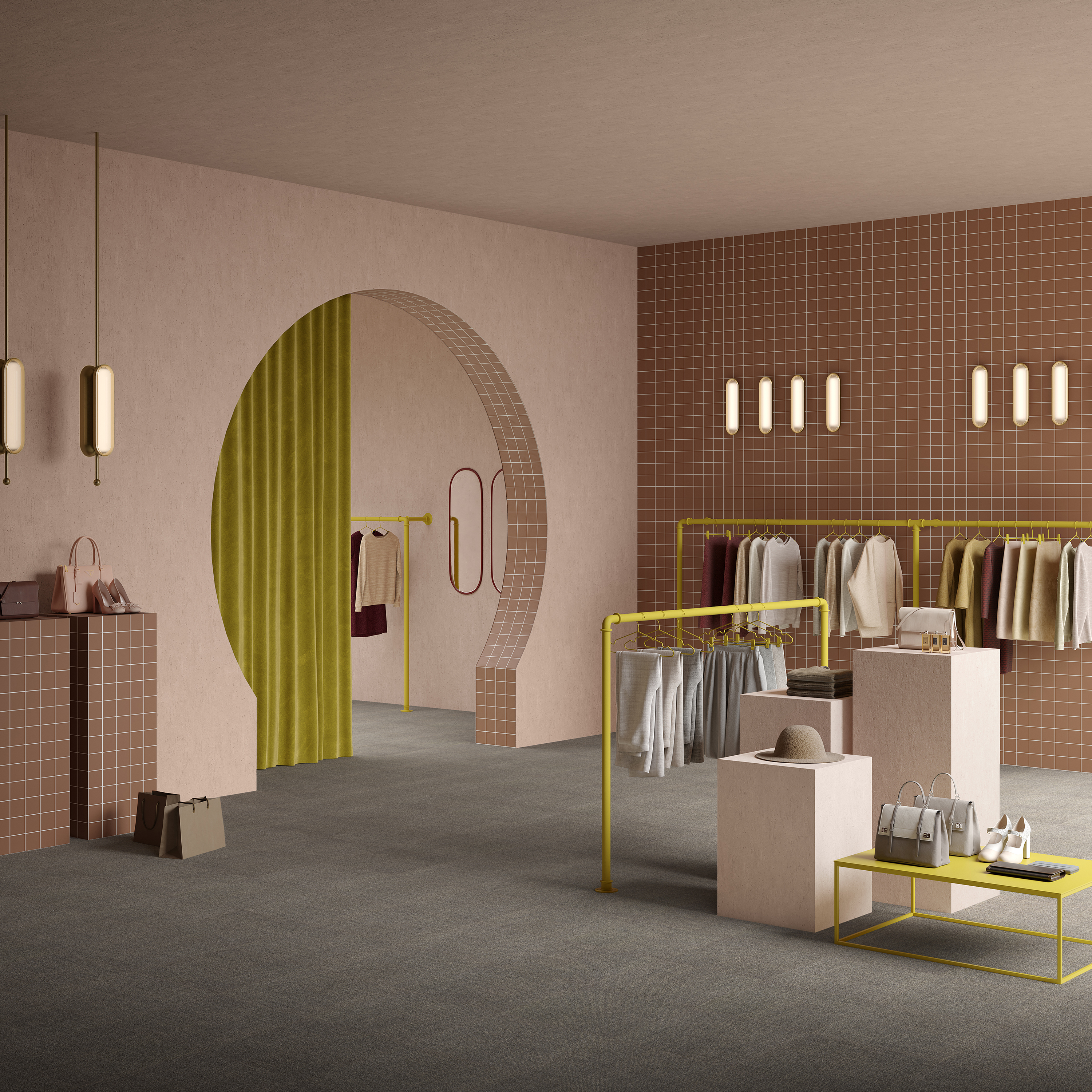 Ковровая плитка Mantra Tile 94 (500*500*6 мм) — купить в Набережных Челнах