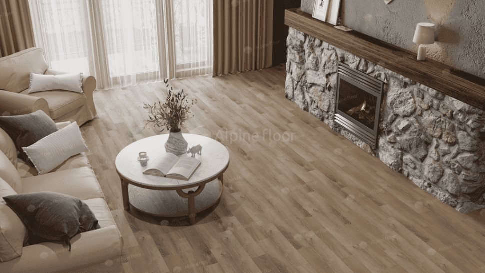 Виниловый ламинат "Alpine Floor" Parquet Light Дуб Синистра (600*125*4 мм) — купить в Набережных Челнах