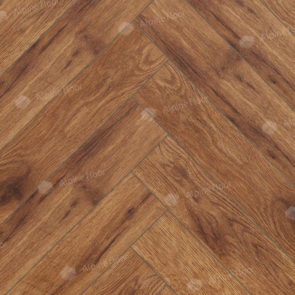 Ламинат "Alpine Floor" Herringbone 12 Дуб Умбрия (600*100*12 мм) — купить в Набережных Челнах