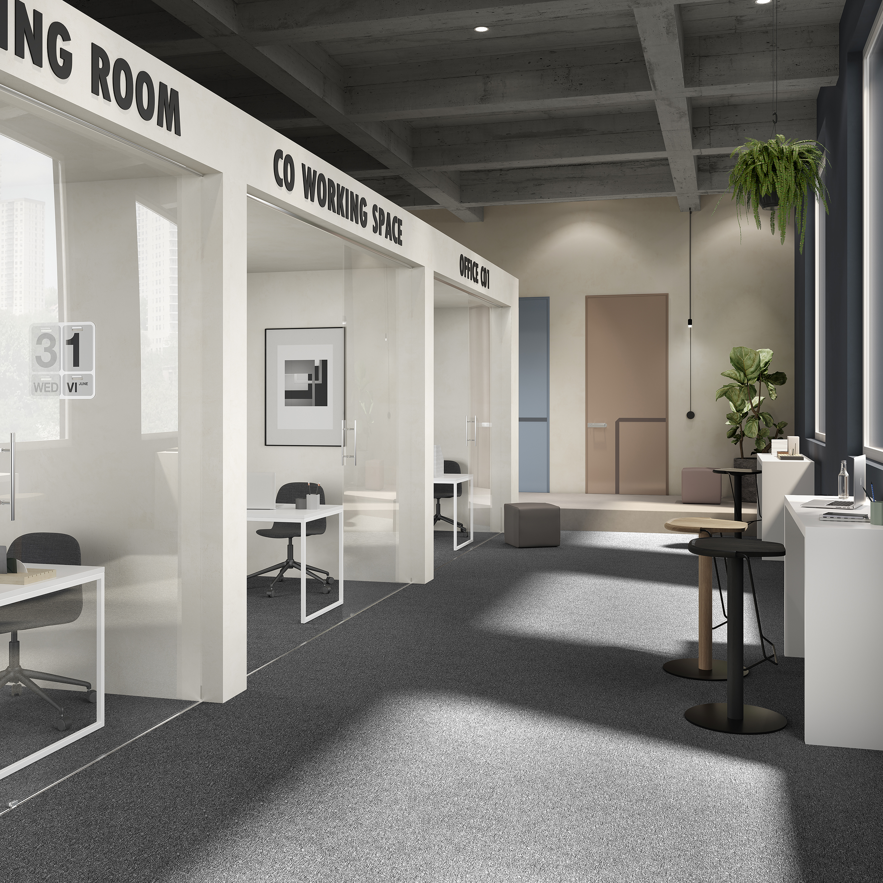 Ковровая плитка Medusa Tile 98 (500*500*5 мм) — купить в Набережных Челнах