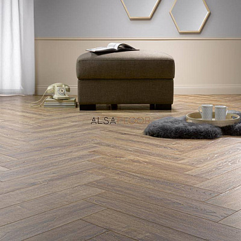 Ламинат "Alsafloor" Herringbone Дуб Балеарский (640*143*12 мм) — фото и характеристики